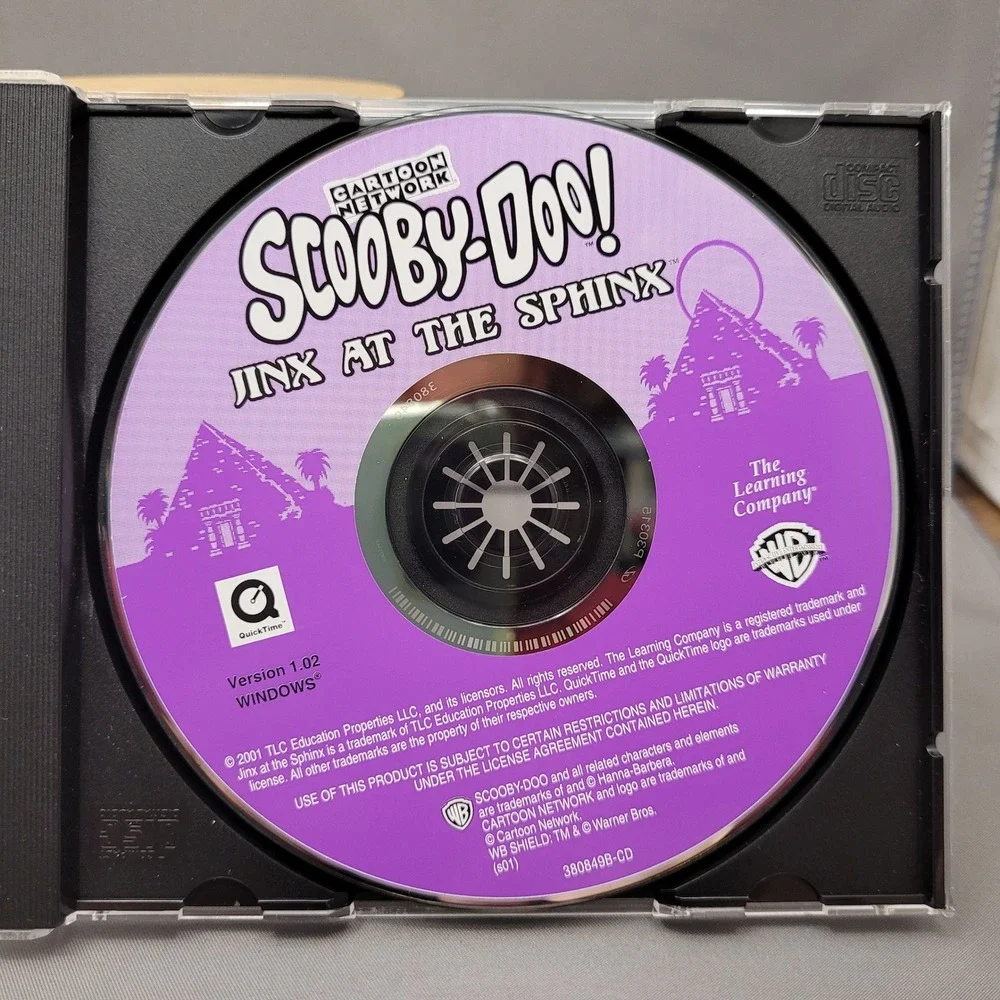 Scooby-Doo! Jinx at the Sphinx by The Learning Company (PC CD-ROM, 2004)